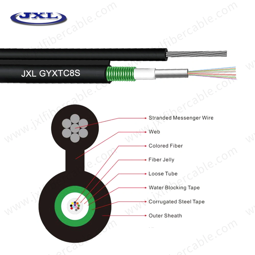 Hot Sale Indoor Fiber Optic Cable Communication Cable with Steel Armored Optical Cable Gjfjh53