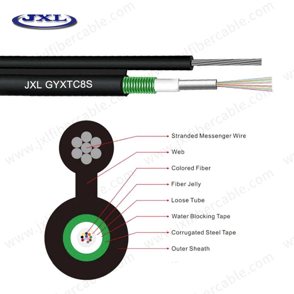 Fiber Optic Cable FTTH Leather Jumper Single Mode Sc-Sc Type Connector Fiber Patch Cord