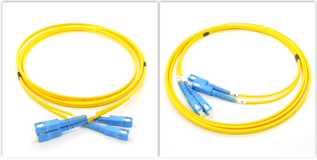 Singlemode 9/125 Duplex Sc-Sc Fiber Optic Network Cable