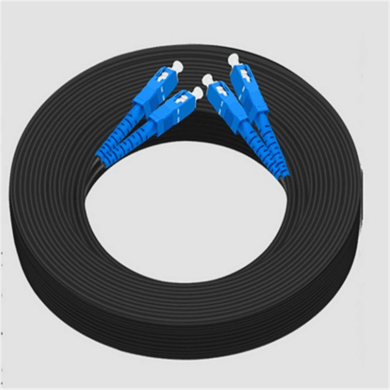 Indoor Outdoor Fiber Optic Patch Cord G657A FTTH Drop Cable Patch Cord