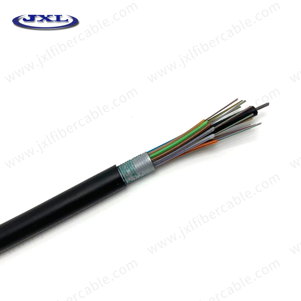 Outdoor 4-288 Core Gytzs Communication Cables Single Mode Armored Fiber Optic Cable