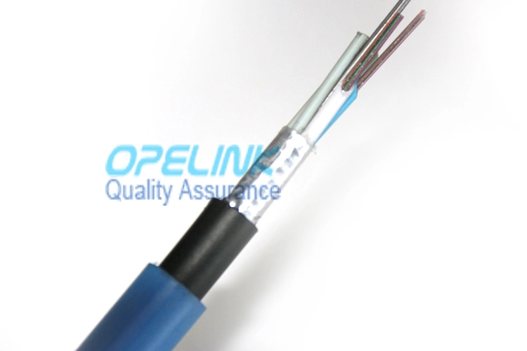 Outdoor Fiber Cable Double Jackets Flame-Retardant Mining Fiber Optic Cable Mgtsv