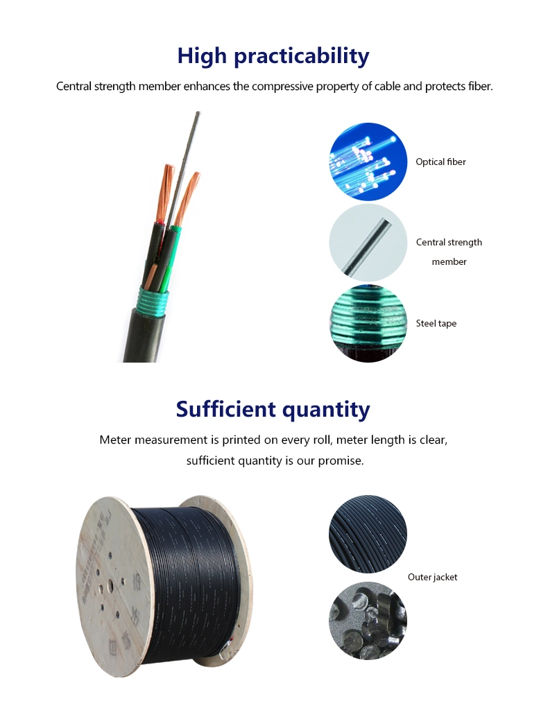 Opto Electric Composite Fiber Optic Hybrid Cable