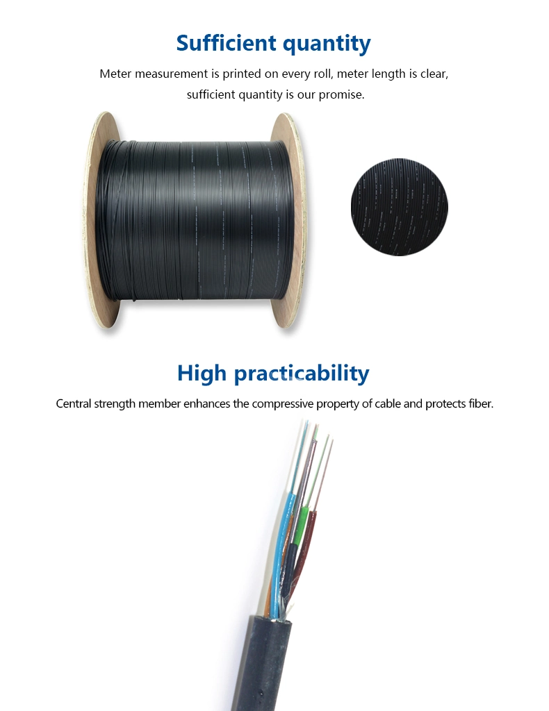 96 Core Buried Fiber Optic Cable for FTTH GYTS
