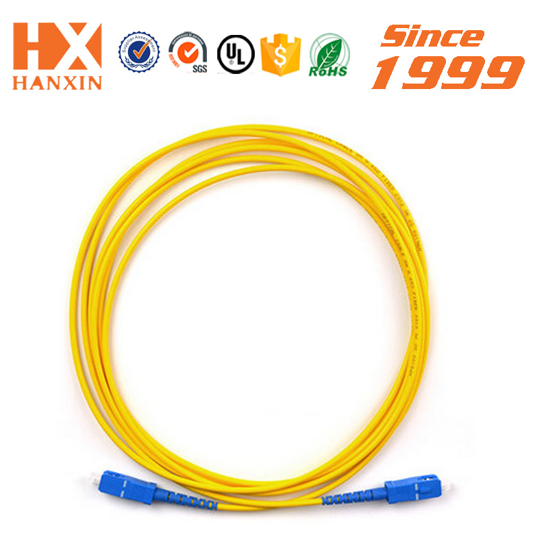 Hanxin 20 Years Brand OEM 12/24 Core Fiber Optical Indoor Multi Strand Single Core Cable Spiral Armoured Fiber Cable