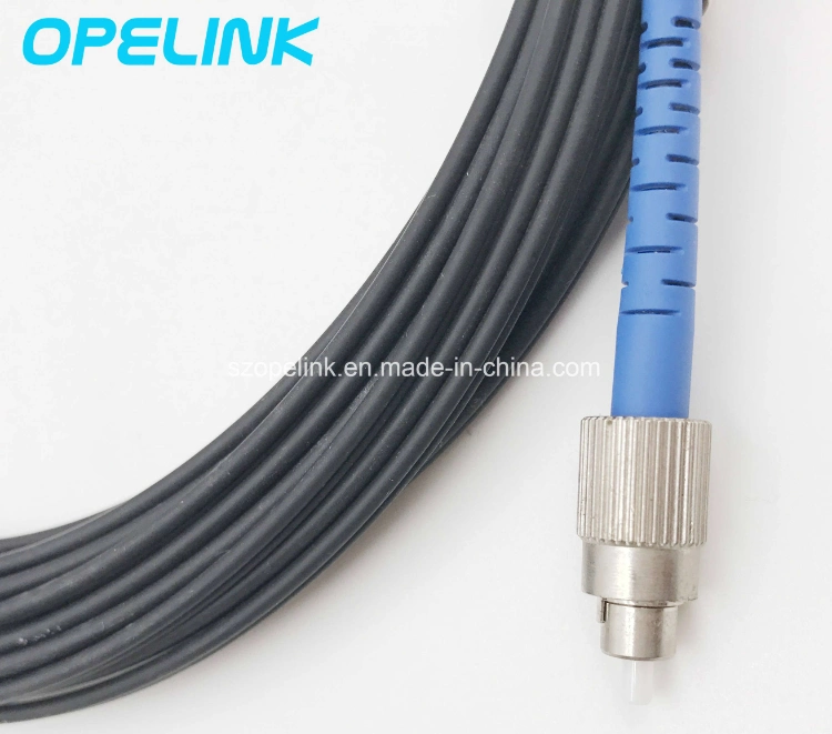 FC-FC Sm 9/125 FTTH Bow-Type Fiber Optic Drop Cable Fiber Optic Patch Cable