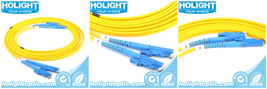 E2000 to E2000 Duplex Single Mode Fiber Patch Cables