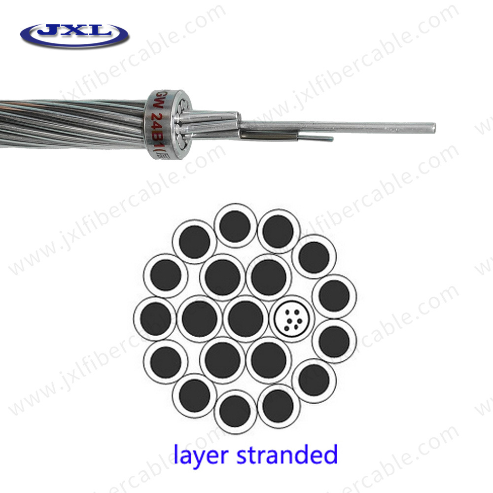 Power Opgw Aeirlal Wire 24/48 Core Opgw Fiber Optic Cable Single Mode G652D Opgw High Quality Cheap Price
