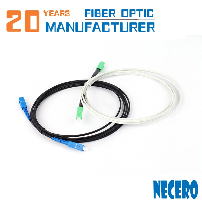 Necero Fiber Optic Cable Manufacturer 9/125 Sc/APC AMP CAT6 Bundle Attenuating Patch Cord