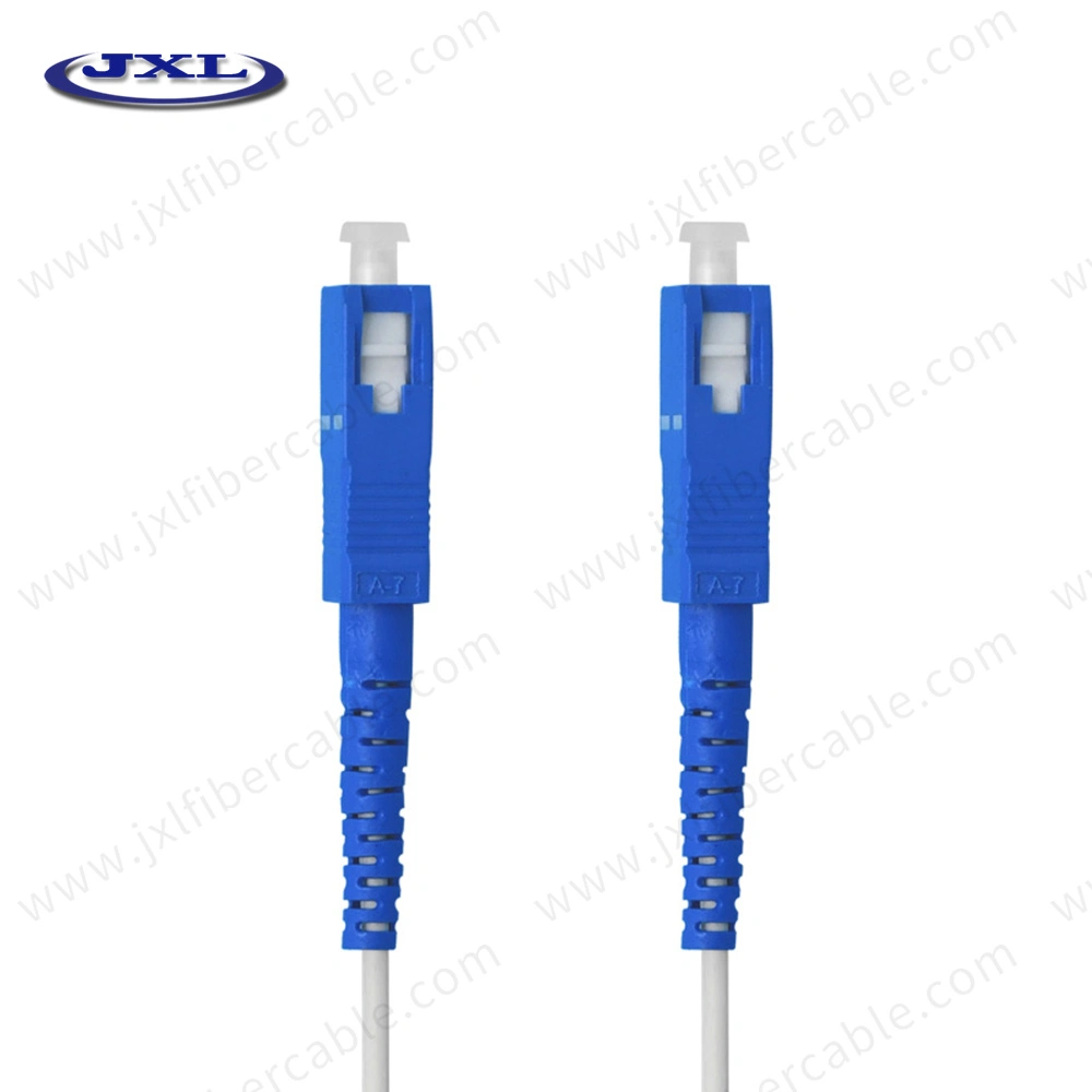 Fiber Cable FTTH Leather Jumper Sc-Sc Single Mode Type Connector Fiber Patch Cord