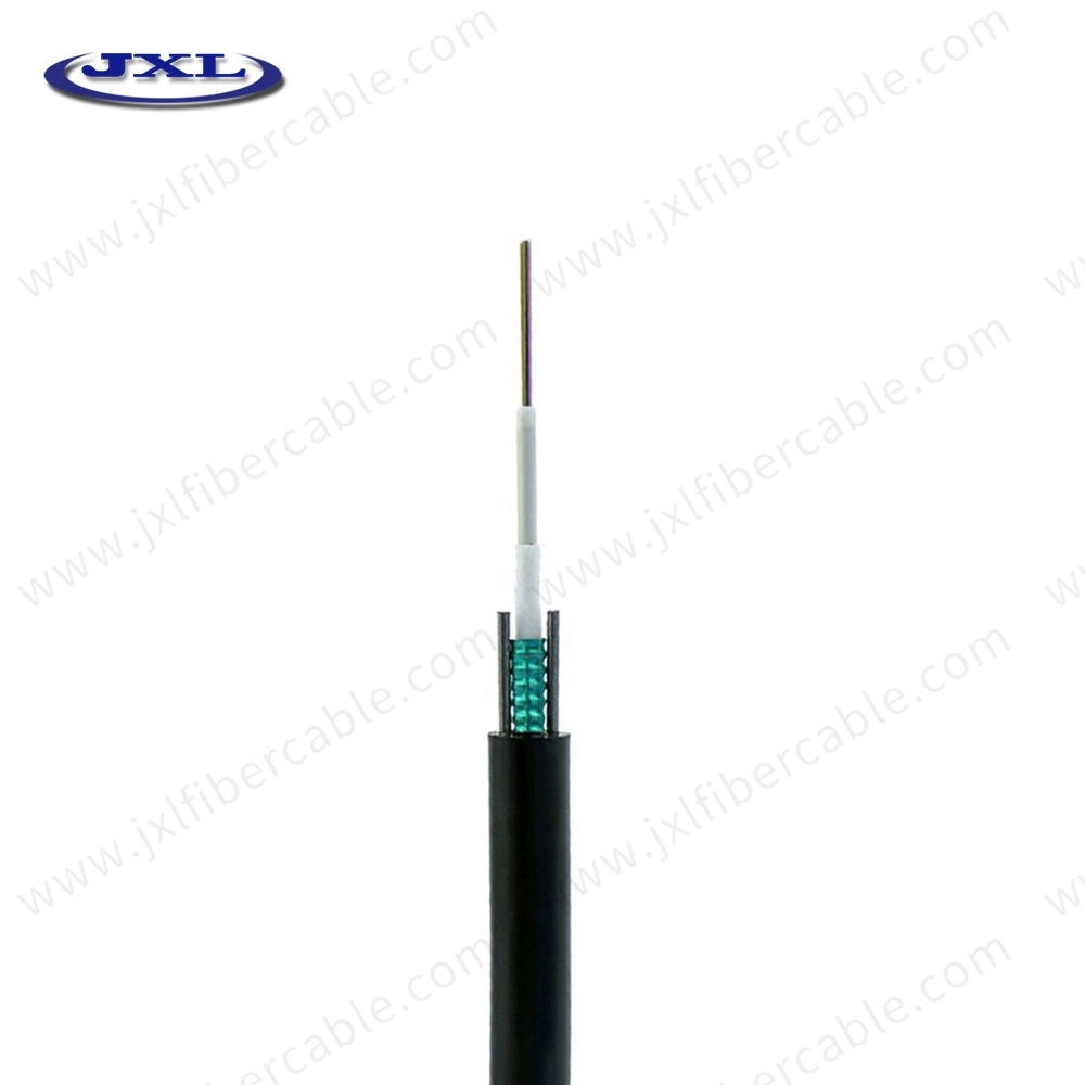 Armoured Central Tube Outdoor Single Mode 8 Cores GYXTW Fiber Optic Cable