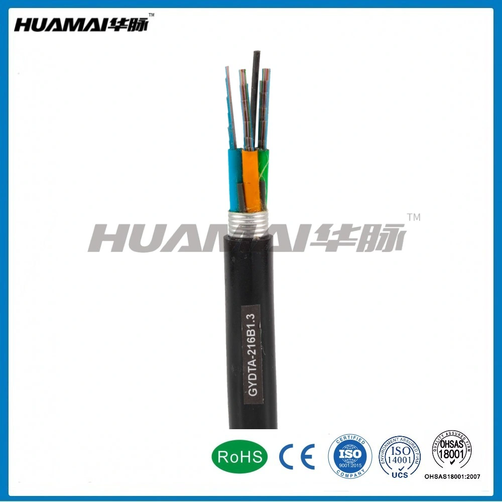 Electric Wire Communication GYDTA Central Loose Tube Ribbon Fiber Optic Cable