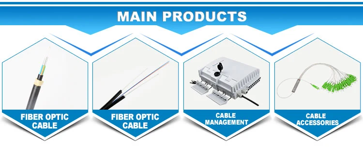 Aerial Outdoor FTTH Drop Fiber Optic Cable 2core Central Loose Tube Flat Fiber Optic Cable
