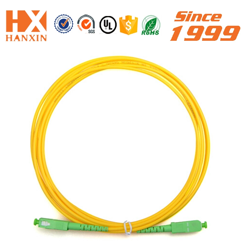 High Quality Hanxin Fiber Sc-Sc Fiber Optic Patch Cords/Jumpers/Cables with Good Price