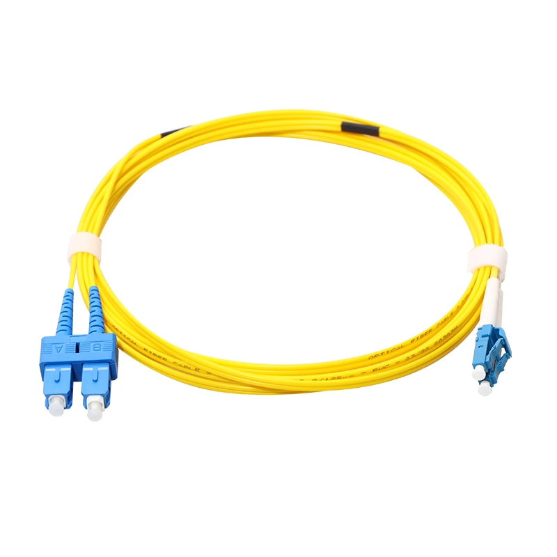 Fiber Optic Patch Cord Sc to LC Upc Multimode Duplex Om3 Cable Fiber Optic/Optical Patchcord
