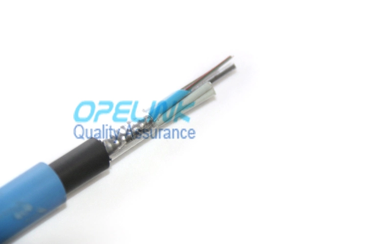 Outdoor Fiber Cable Double Jackets Flame-Retardant Mining Fiber Optic Cable Mgtsv