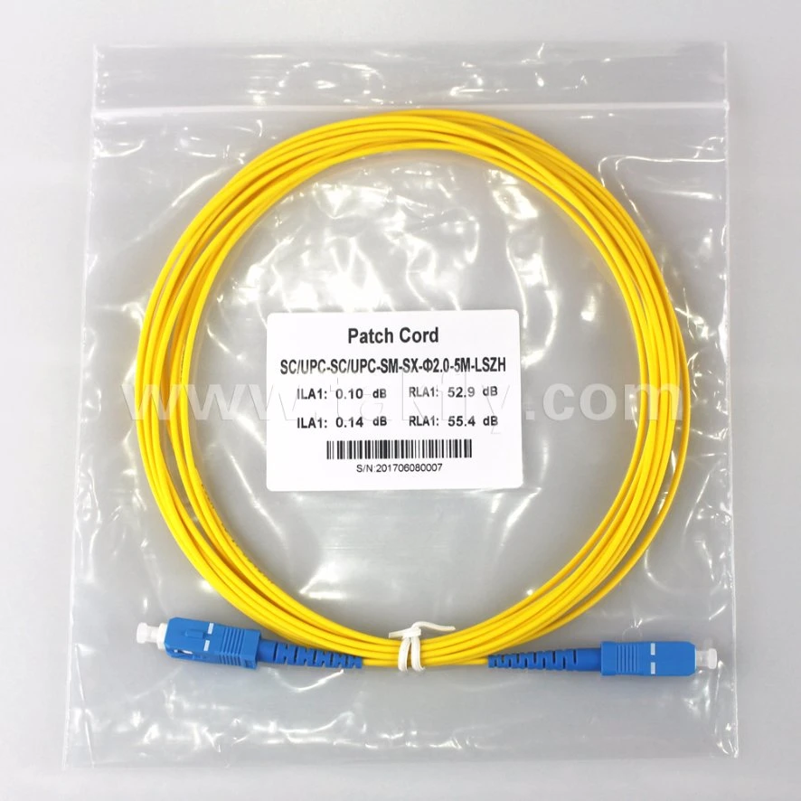 Sc Upc Simplex/Duplex Fiber Optic Cable Patch Cord