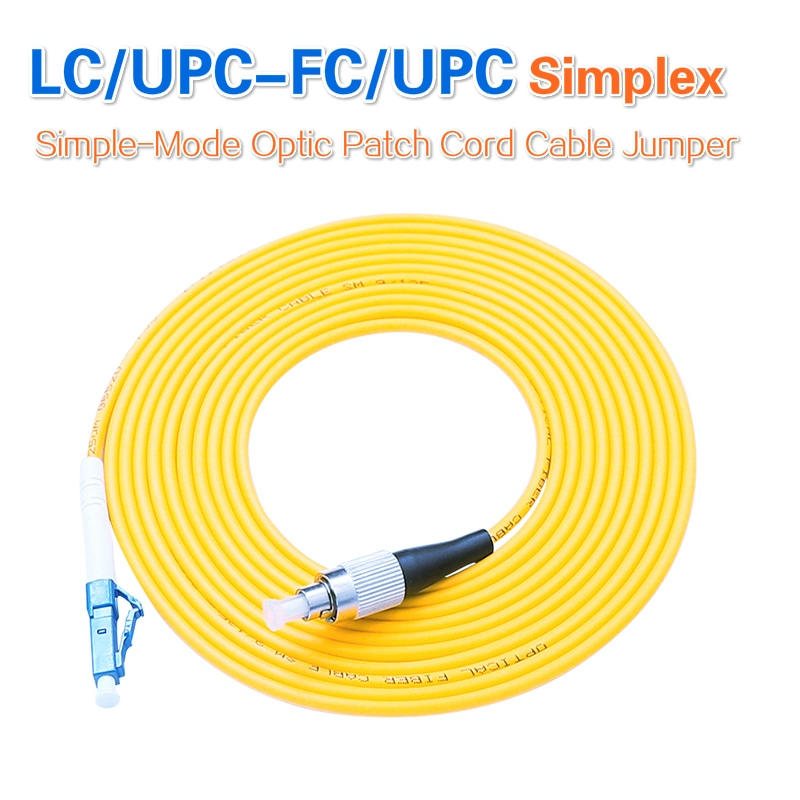 Lcu-Fcu Patch Cord in Communication Cables Simplex Single Mode 0.9mm Fiber Optic Patch Cord