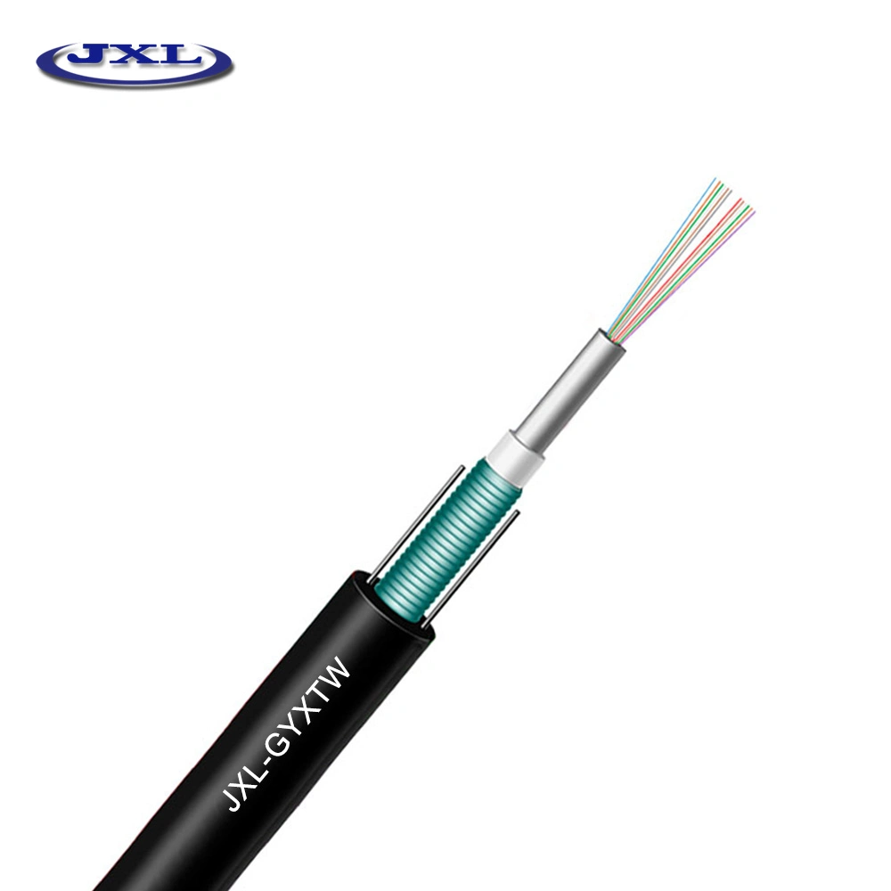 Single Mode GYXTW Unitube Light-Armored Cable 2-48 Core Outdoor Optical Fiber Cable with Steel Wire