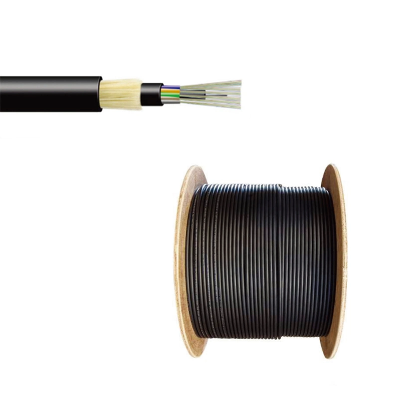 Outdoor 12 Core Single Mode ADSS Fiber Optic Cable