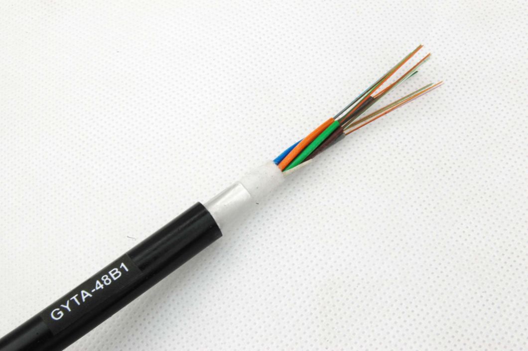 Competitive Factory Price Optic Fiber HDPE/MDPE 24 Core Fiber Armoured Outdoor Cable