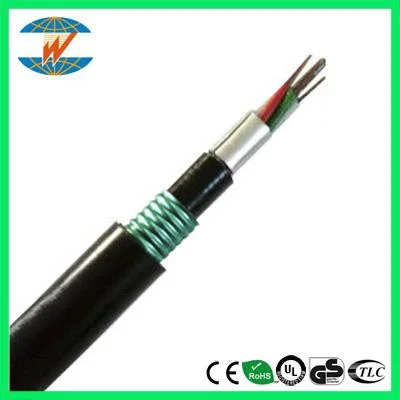 Outdoor Stranded Loose Tube Armored Direct Bury Fiber Optic Cable GYTA53