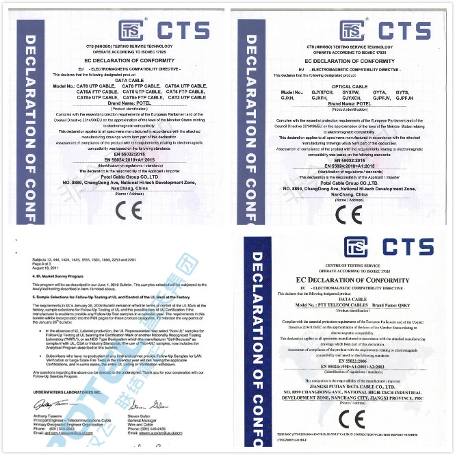 Outdoor Self-Supporting, LSZH Sheath Fiber Optic Cable, GJYXFCH Outdoor Bow-Type Fiber Optic Cable