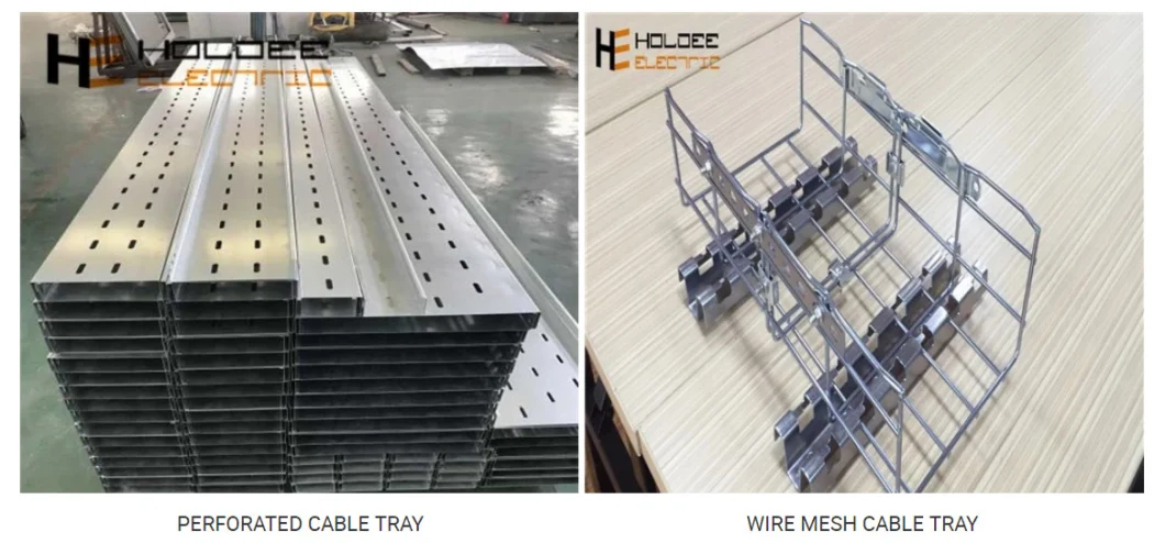 Heavy Duty Outdoor Aluminium Alloy Ventilated Type Perforated Fiber Optic Cable Tray Ladder Trough Ttype Hot DIP Galvanized Cable Tray Trunking Size List