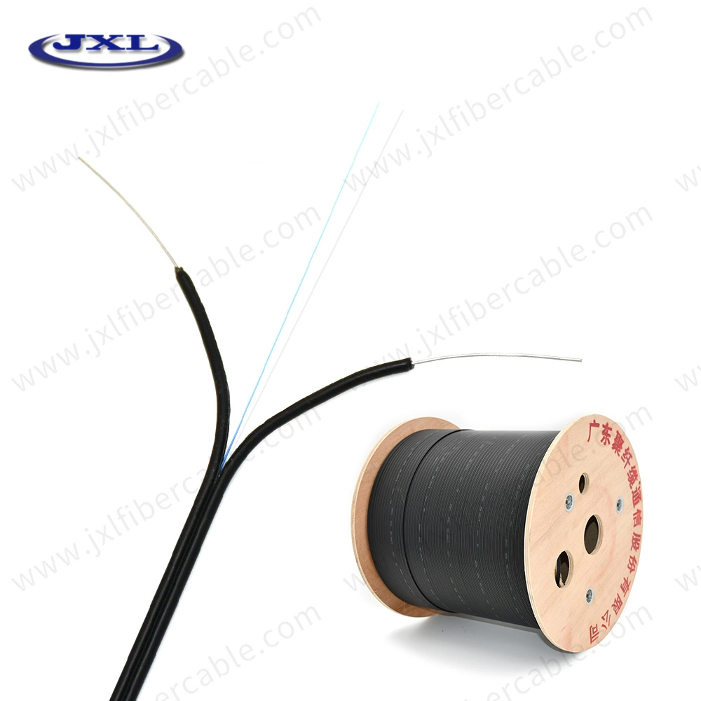 Outdoor FTTH Drop Wire Monomode 1 2 4 Core G657A Outdoor Fiber Optic Cable