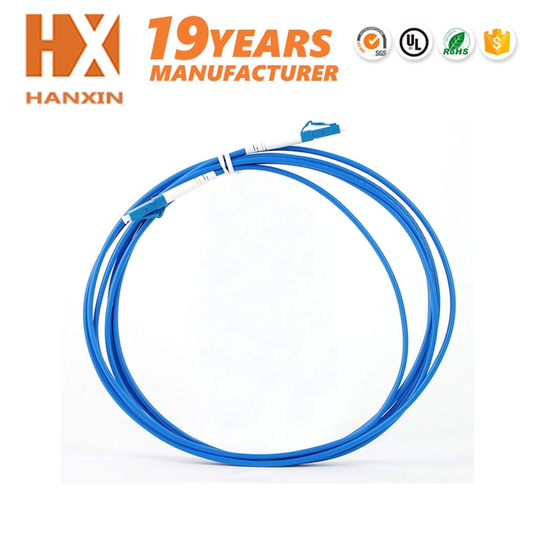 Hanxin 19 Years Optical Fibre Cable Manufacturer Sc Sc LC LC RJ45 AMP Fiber Patch Cord