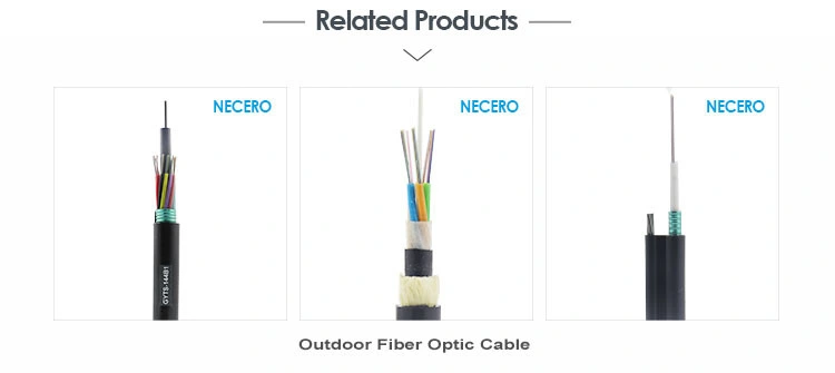 Necero Outdoor 24 Core G652 Nonarmored Fiber Optic Cable12 Core Fiber Optic Cable Gyty GYFTY GYTY53