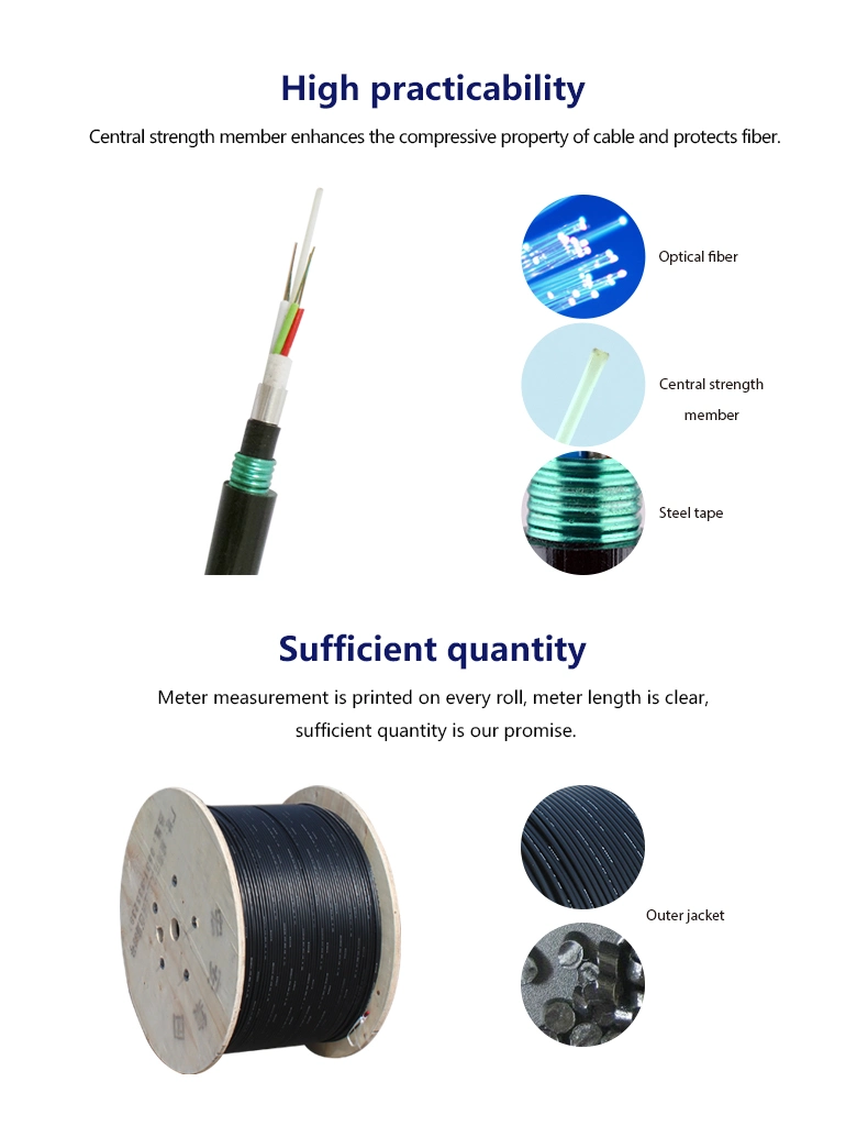 Double Armored Double Armored Sheathed Fiber Optic Cable