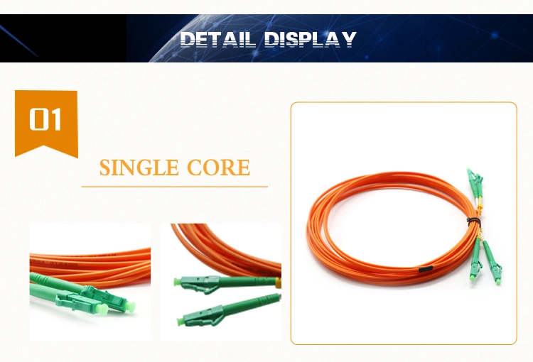 Lcapc Multimode Duplex Fiber Optic Patch Cord Fiber Cable Fiber Jumper Cable