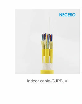 2 Core / 4 Core G. 657A2 Indoor Fiber Optic Cable Gjfjh G657 Fiber Cable