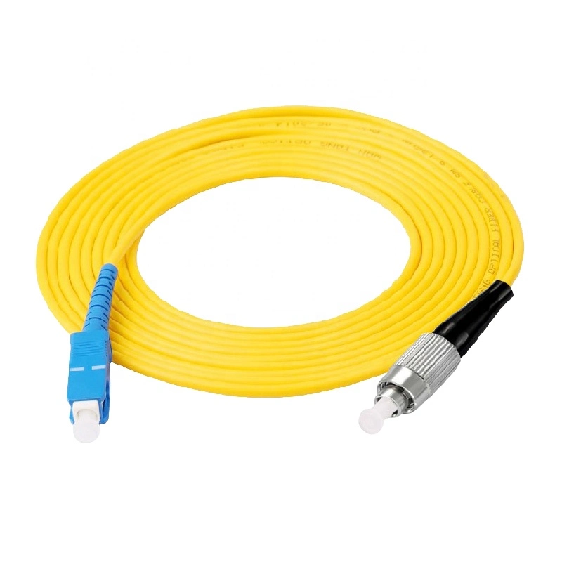 Factory Price Fiber Optic Pigtail FC Sc Fiber Cable Patch Cord Simplex PVC LSZH