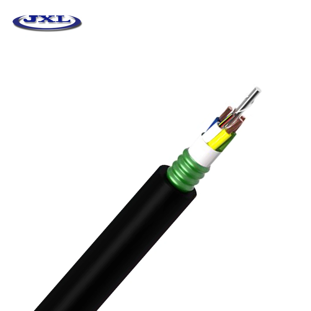 Outdoor Integrated Communication Cable GYTA-24b1 Steel Wire Armored Optical Power Composite Fiber Optic Cable