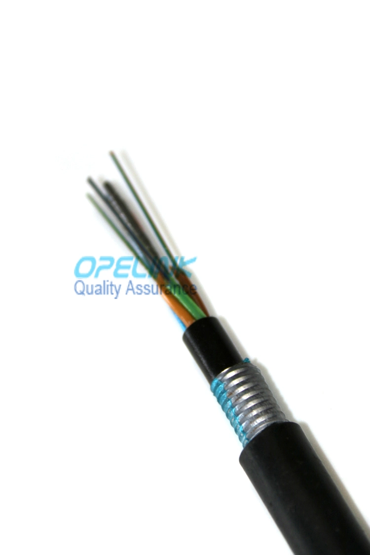 24/48/96/144 Core Outdoor Fiber Optic Cable Stranded Loose Tube Duble Jacket Armoured Optical Fiber Cable GYTY53