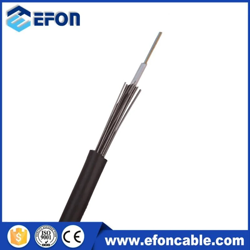 GYXTY Uni-Loose Tube Steel Wire Armor Cable Duct G652D Fiber 2-48 Fiber Optical Cable