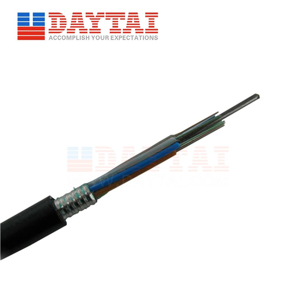 Outdoor Direct Burial Armored Fiber Optic Cable GYTS Fiber Cable