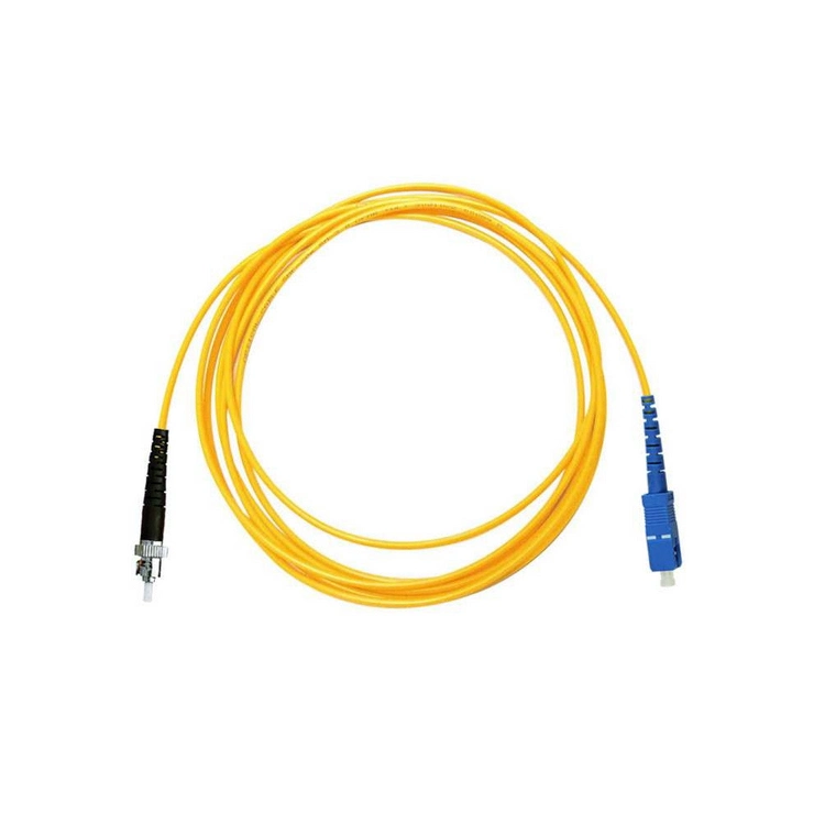 Sc Upc to St Upc Simplex 2mm OS2 Singlemode Optic Fiber Cable Patch Cord Per Meter