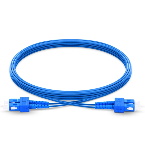 High Density Sc-Sc HD OS2 Duplex Zipcord Armored Fiber Optic Patch Cable for Telecommunication