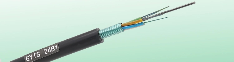 Outdoor ADSS GYTS GYTC8S Optical Armored Cable FRP FTTH Drop Cable Fiber Optic Communication Cable