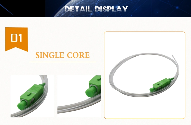 Sc APC Sm Fiber Optic Jumper Cable Pigtail
