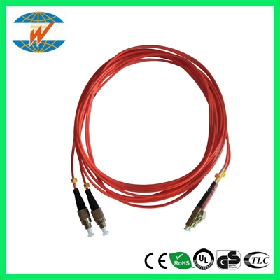 MTRJ-LC Multimode Duplex Fiber Optic Patch Cable/Jumper Cable (50/125)