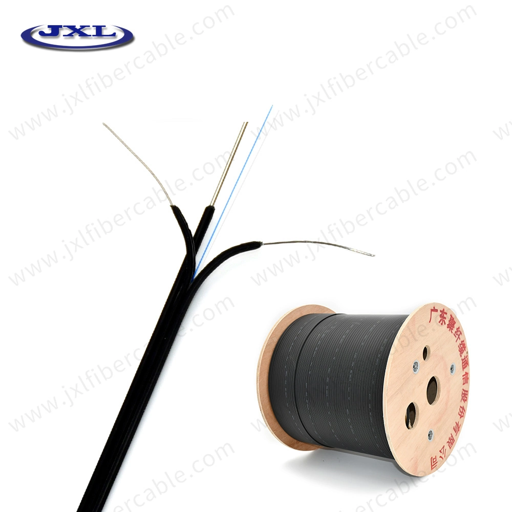 FTTH Flat Drop Cable G657A Fiber Optic Cable Single Mode Indoor Outdoor Cable
