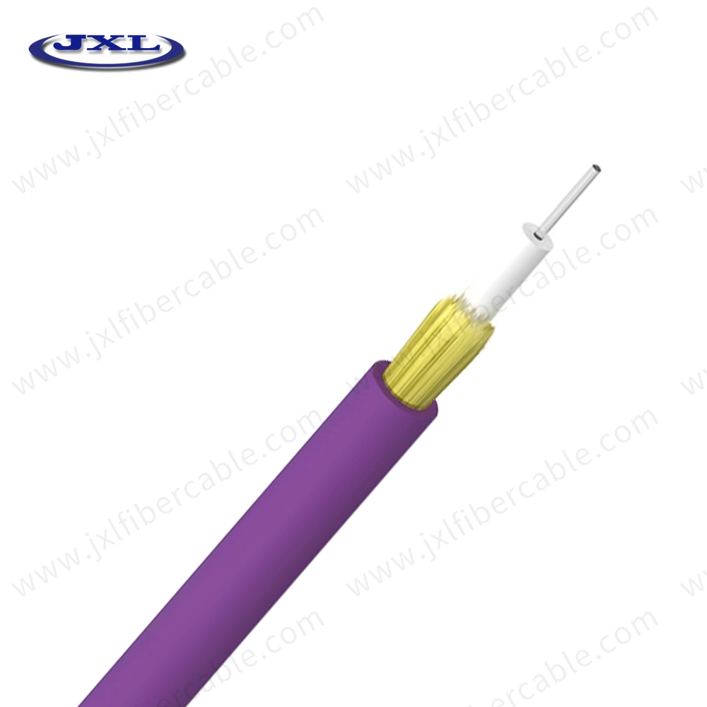 Indoor GJFJV Sinmplex Fiber 1 Core Optical Cable Used for Fiber Jumper Fiber Pigtail G652 Om3