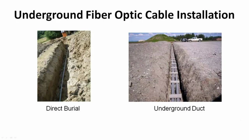 GYXTW 6 Core Optic Cable Outdoor Unitube Light Armoured Fiber Optic Cable