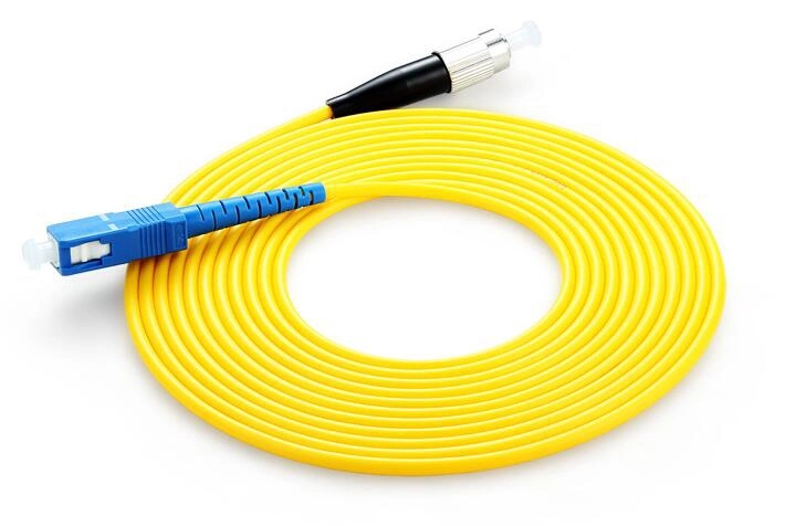 Single Mode G652D Fiber Optic Cable Patch Cord Simplex Fiber Optic Cable Pigtail 2.0mm PVC
