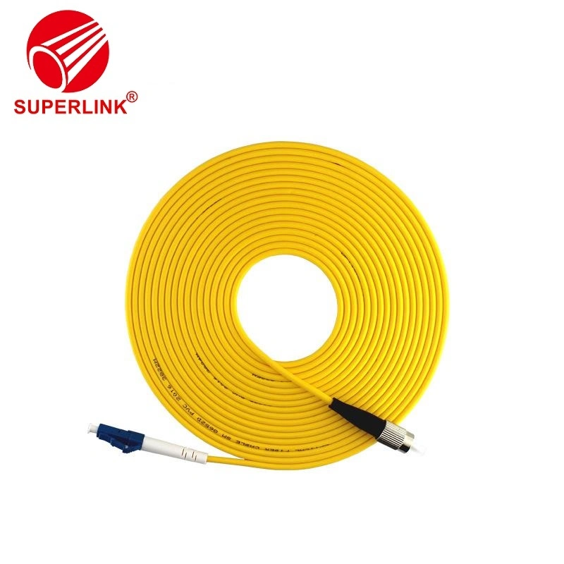 Factory Supply Optical Fiber Patch Cord Cables LC-FC Simplex Singlemode Fiber Jumper for CCTV