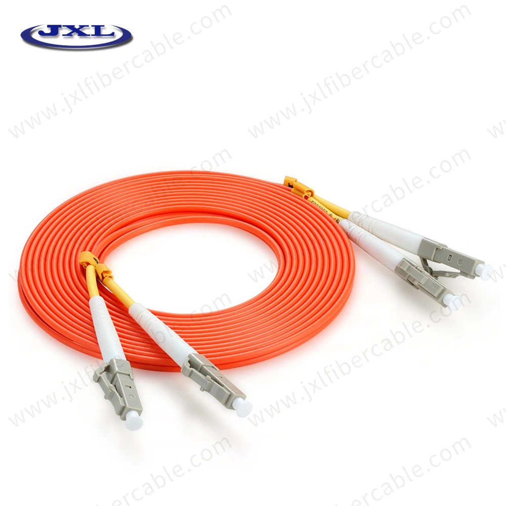 LC-St Fiber Optic Patch Cord, 2.0mm Duplex, Multimode, 50/125, Fiber Cable, 1meter, PVC